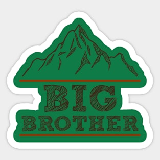 Mountain Big Brother Sticker